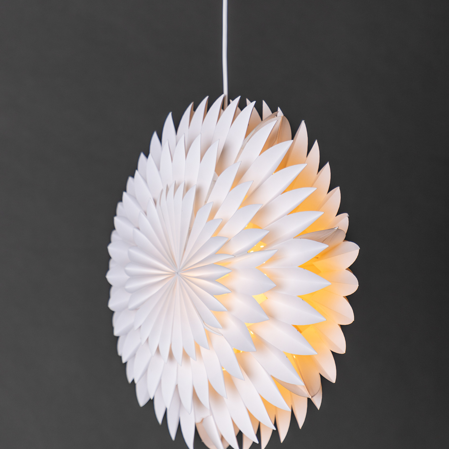 Storlien 46cm Pendant Lamp - White /  White 46 cm