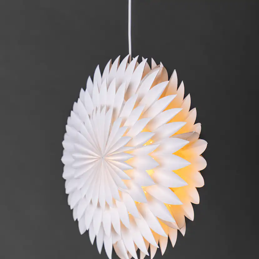 Storlien 46cm Pendant Lamp - White / White 46 cm