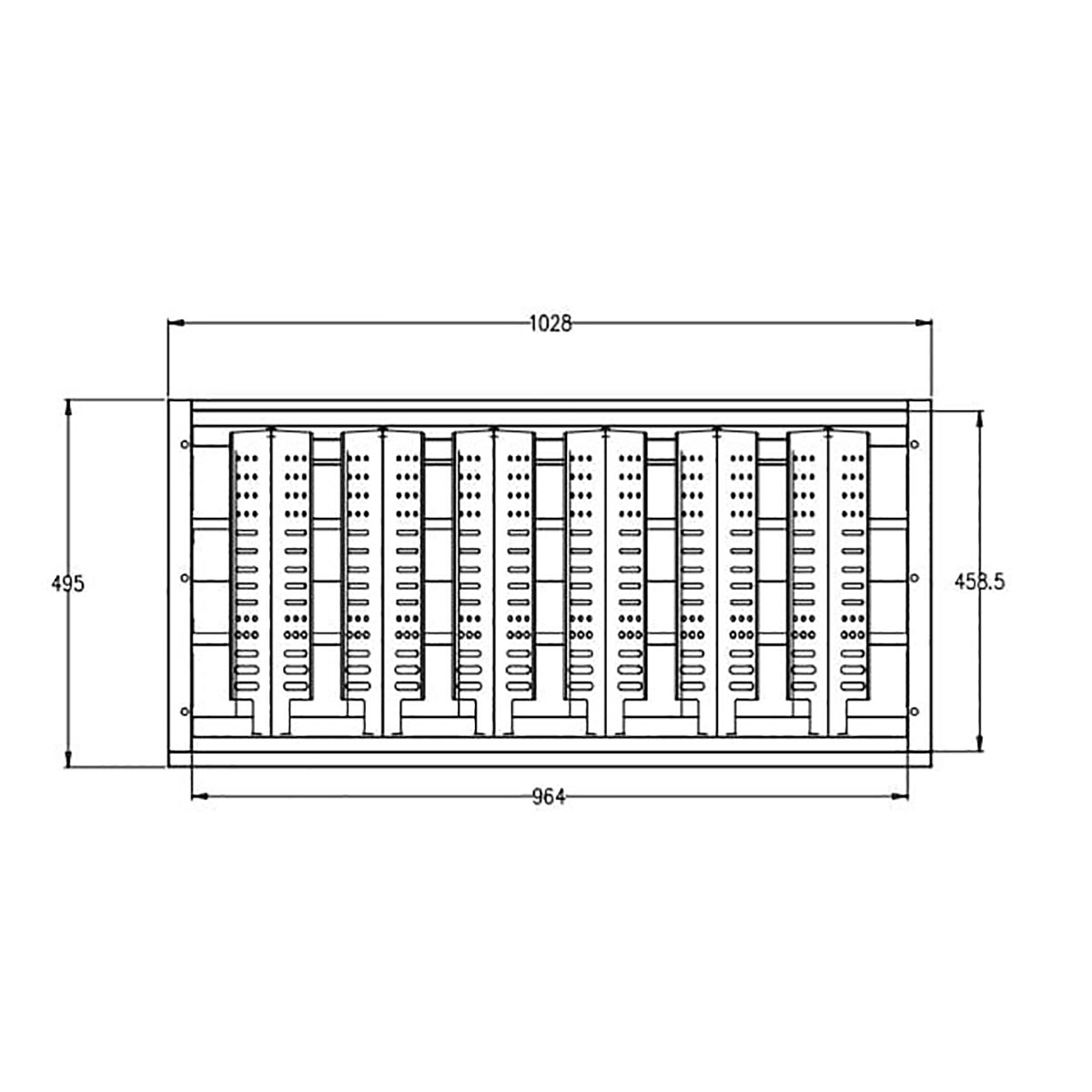 Gasolgrill Skeldervik Stainless Countertop Fristående Modul