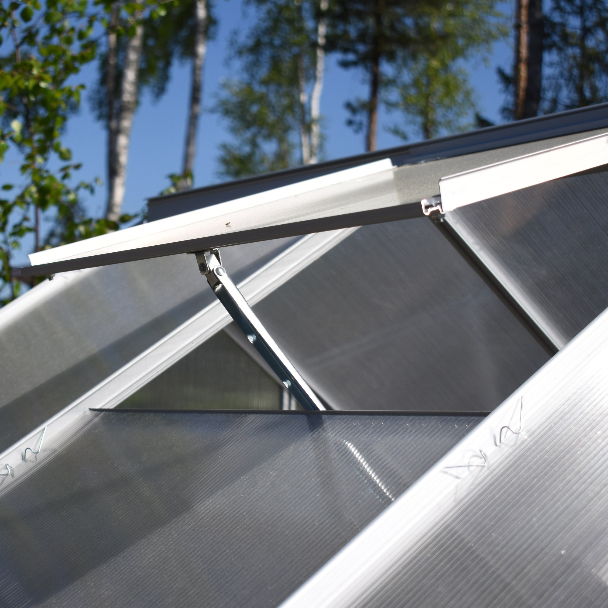 Växthus Green Land Aluminium 8,2 m² Svart