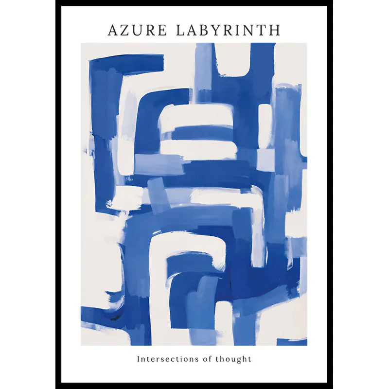 Poster Gallerix Azure Labyrinth