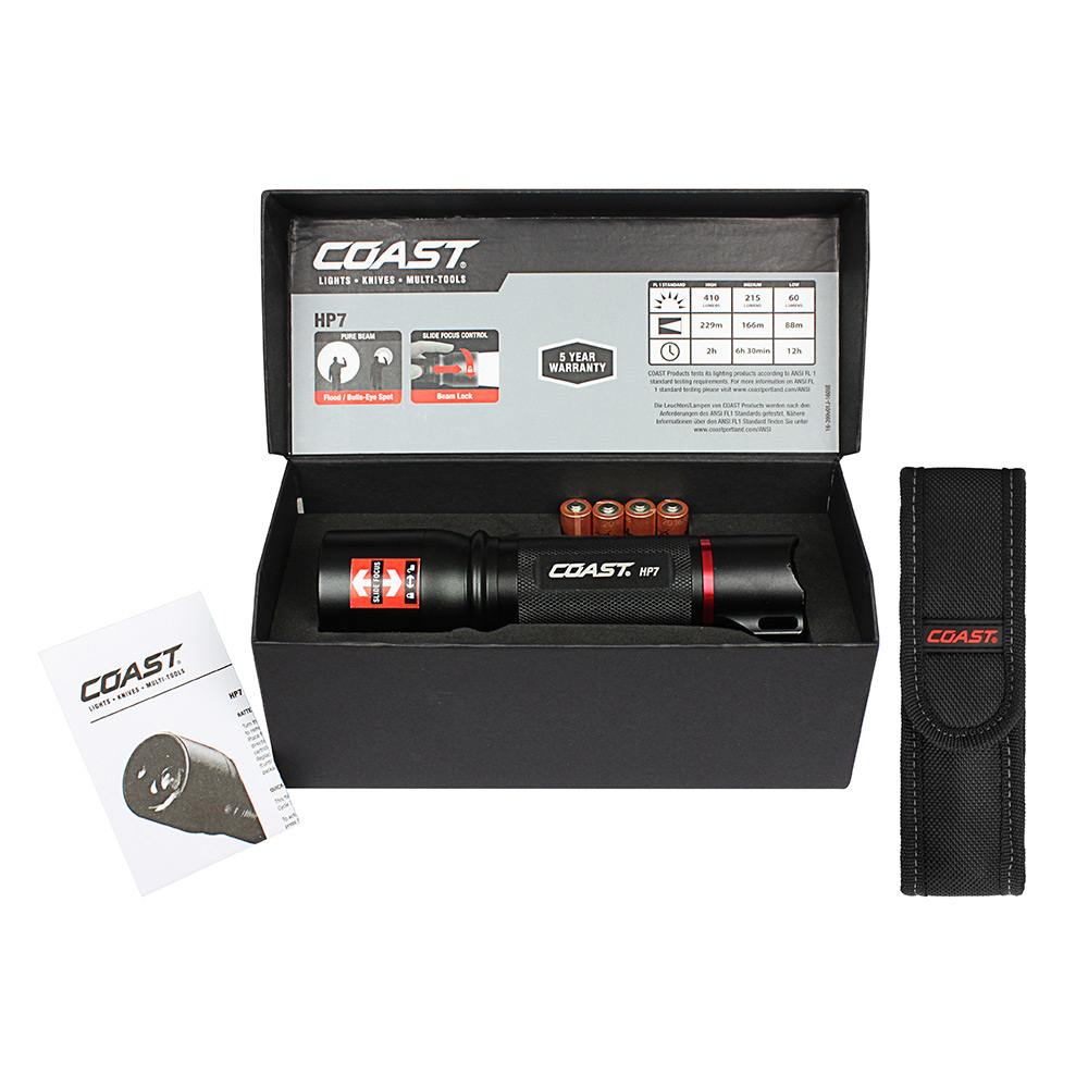 Ficklampa Coast Hp7 650 Lumen - I Presentbox