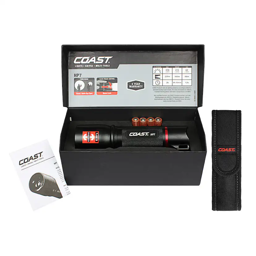 Ficklampa Coast Hp7 650 Lumen - I Presentbox