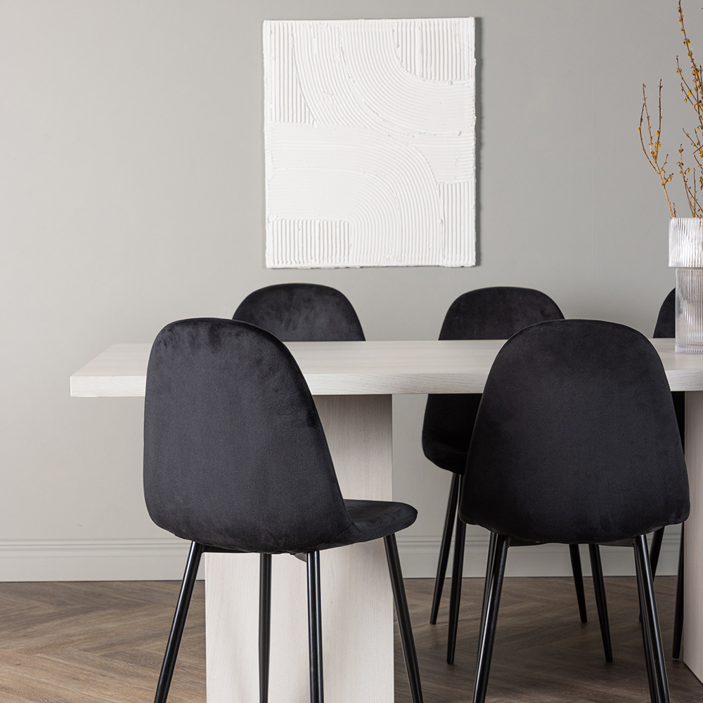 Matgrupp Venture Home Olga med 6 st Polar stolar