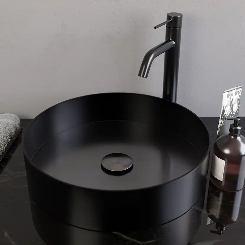 Tvättställsblandare Scandtap Steel Voyage High
