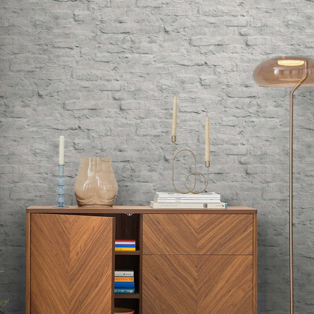 Tapet NEXT Contemporary Brick White