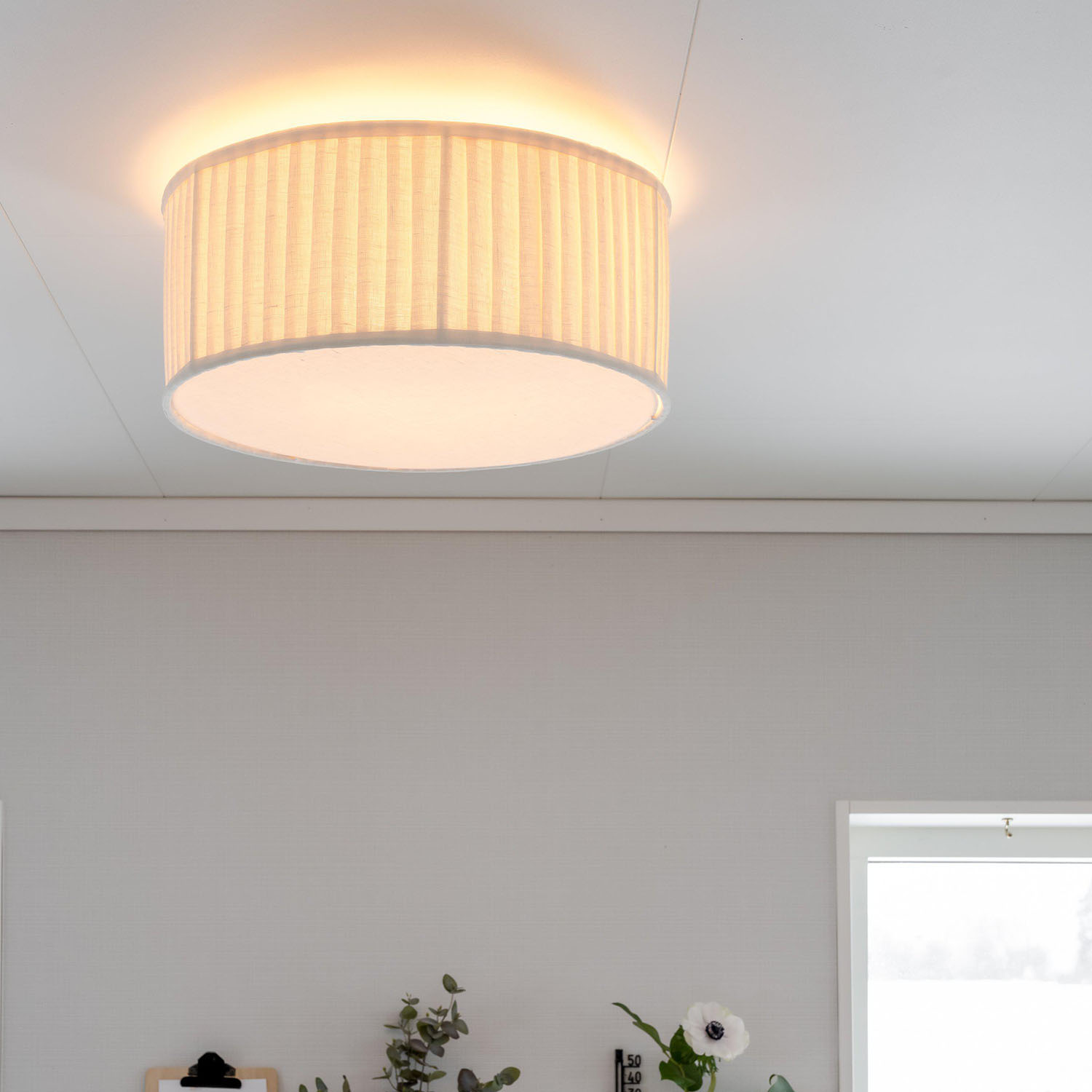 Taklampa PR Home Plissé Veck