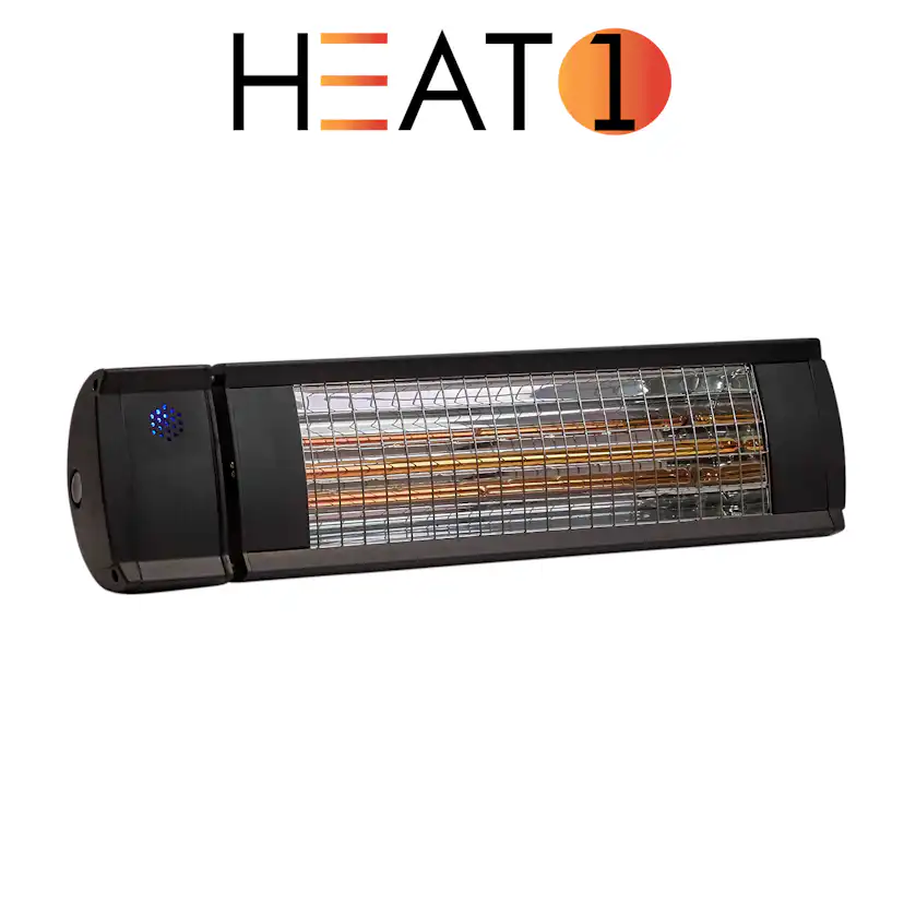 HEAT1 ECO High-line 2000 W svart Svart