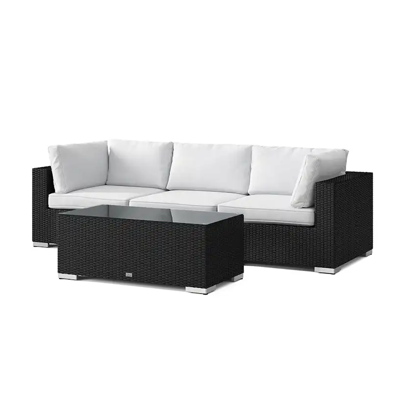 Loungegrupp Comfort Garden Bahamas utesoffa 3-sits med bord