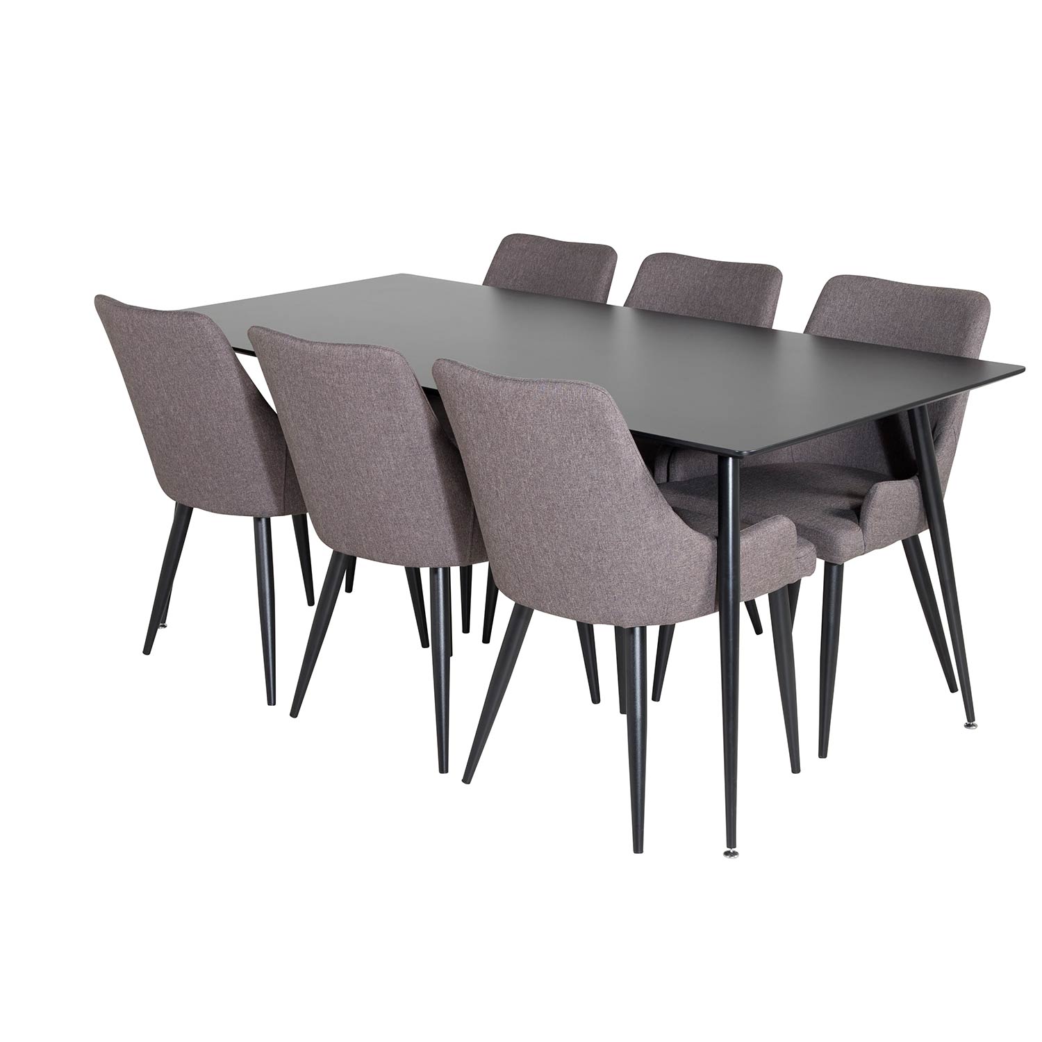 Matgrupp Venture Home Silvia med 6 Plake Stolar