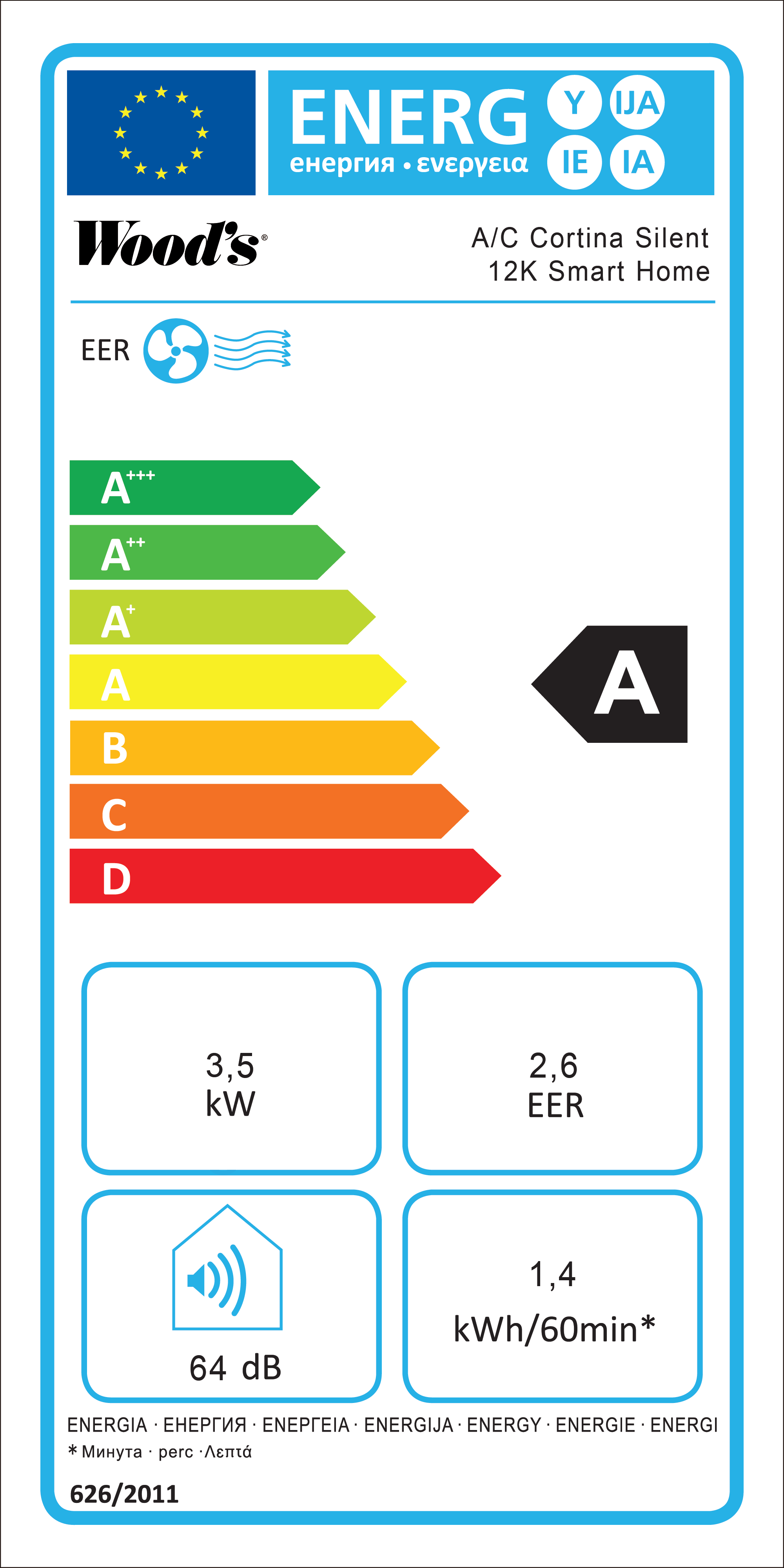 AC Wood's Cortina Silent 12K WiFi
