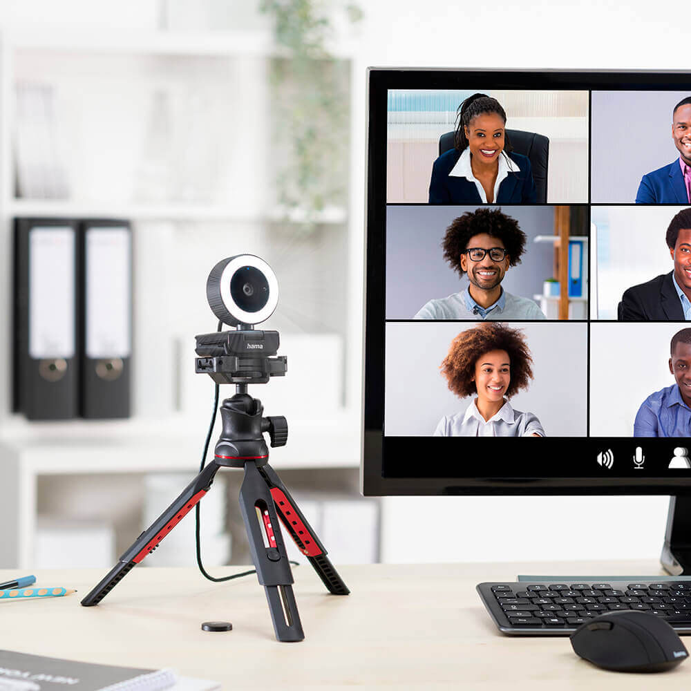 Webbkamera Hama C-800 Pro Ring Light