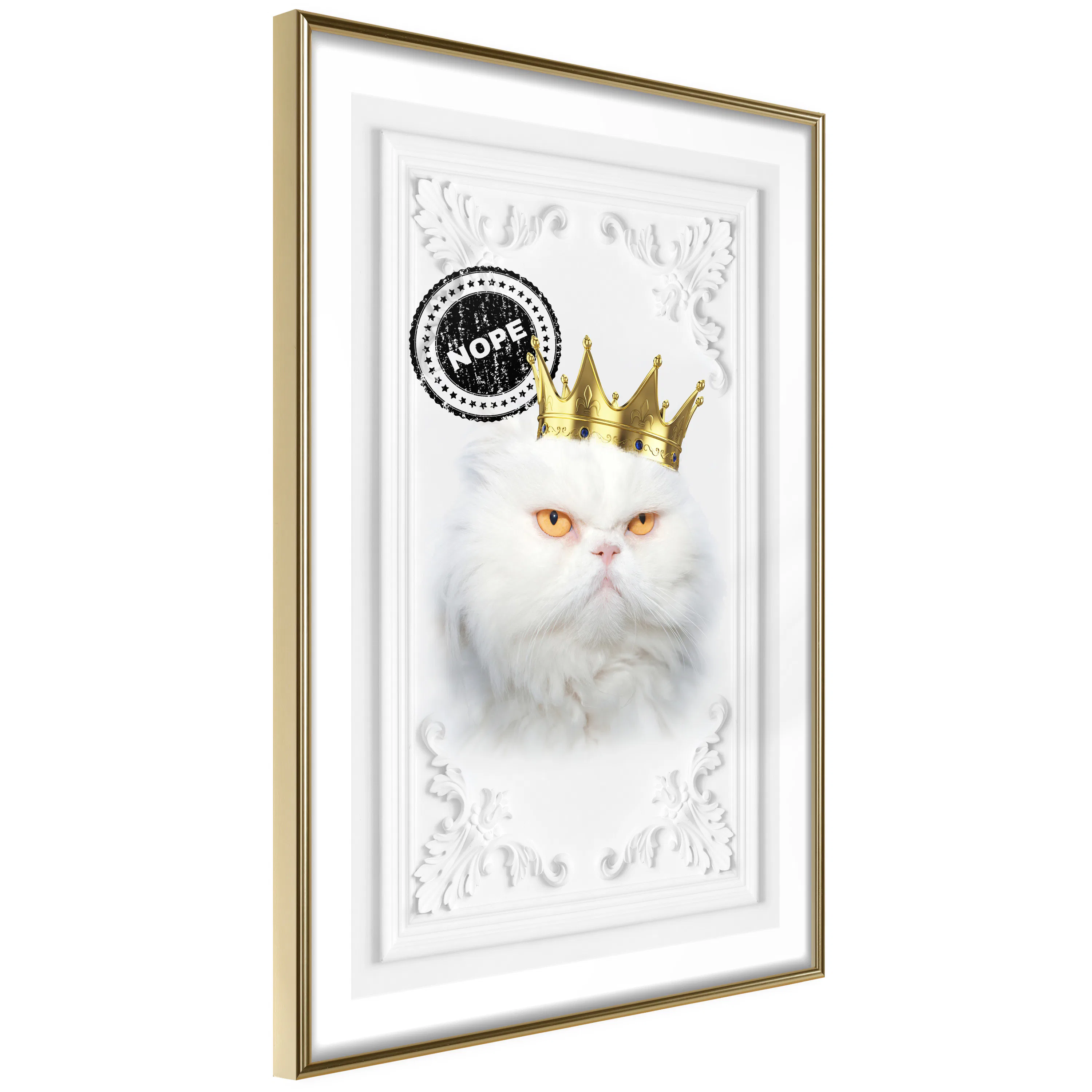 Poster Artgeist Affisch The King Cat