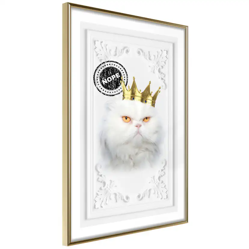 Poster Artgeist Affisch The King Cat
