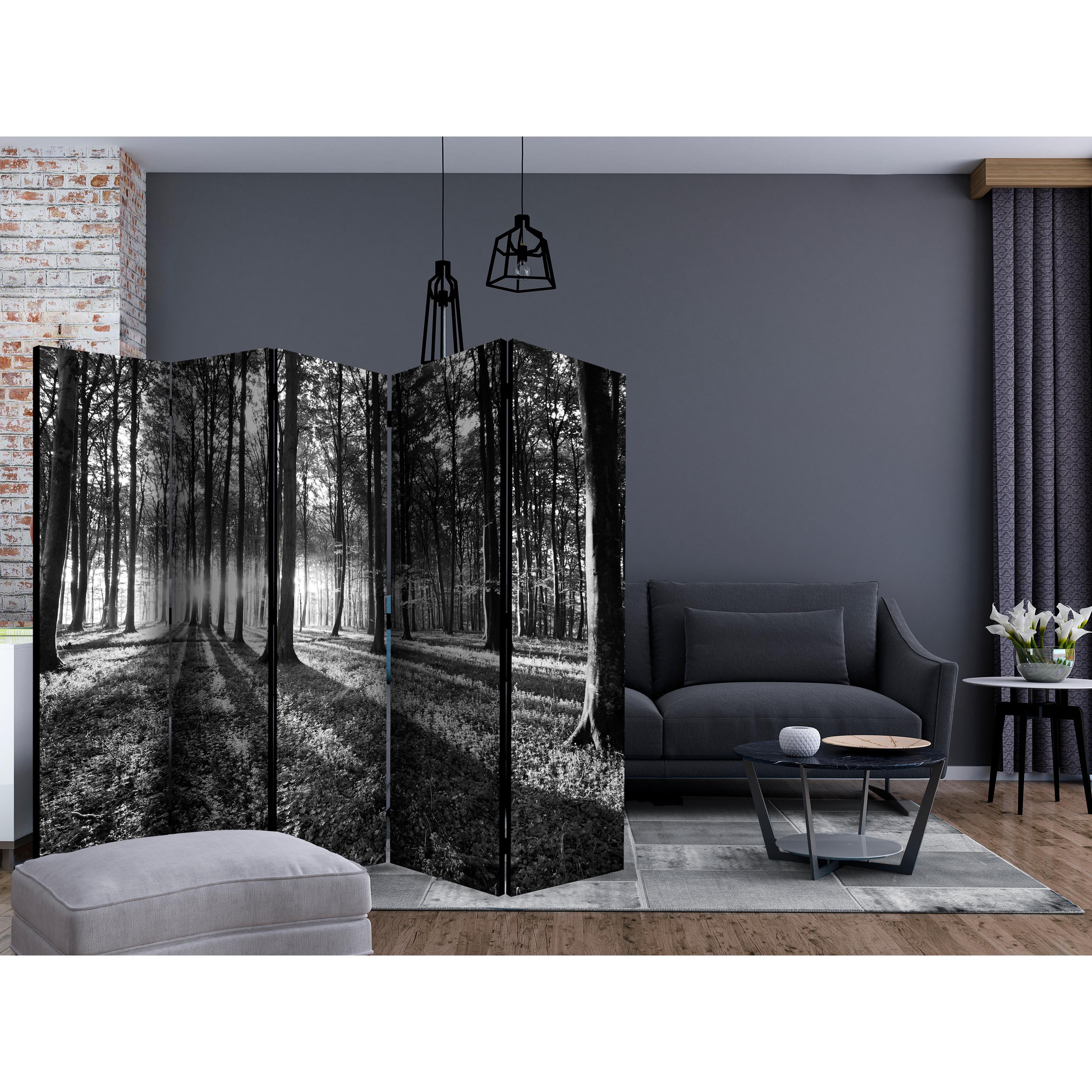 Rumsavdelare Skärmvägg Arkiio Grey Wilderness II 225x172 cm