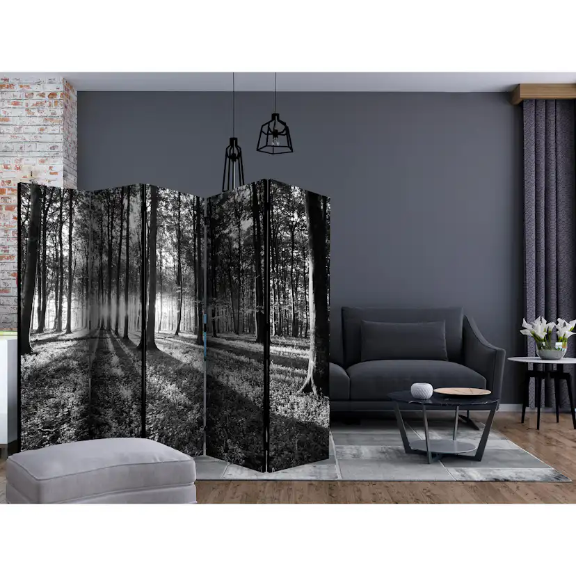Rumsavdelare Skärmvägg Arkiio Grey Wilderness II 225x172 cm