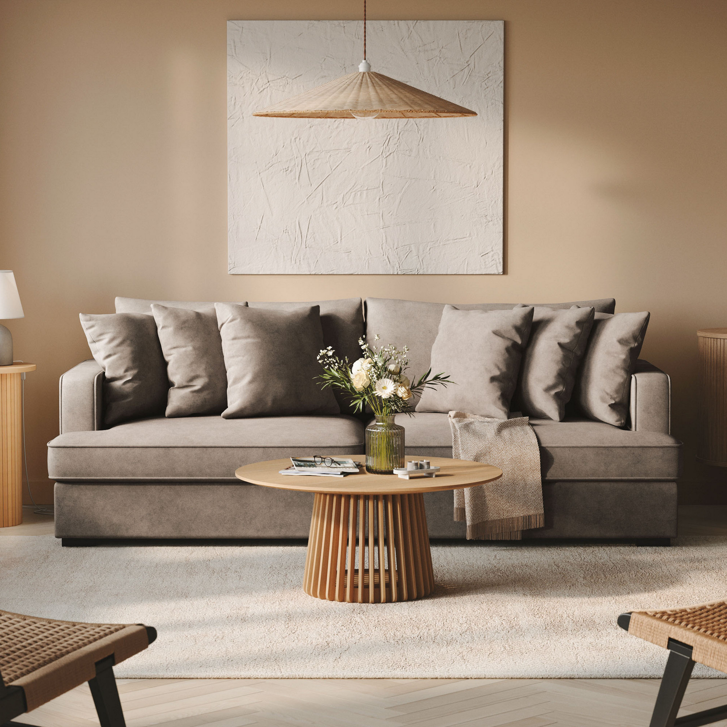 Soffa Scandinavian Choice Rossita 4-sits Djup Soffa