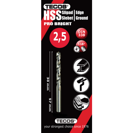 Borr Tecos HSS ProBright