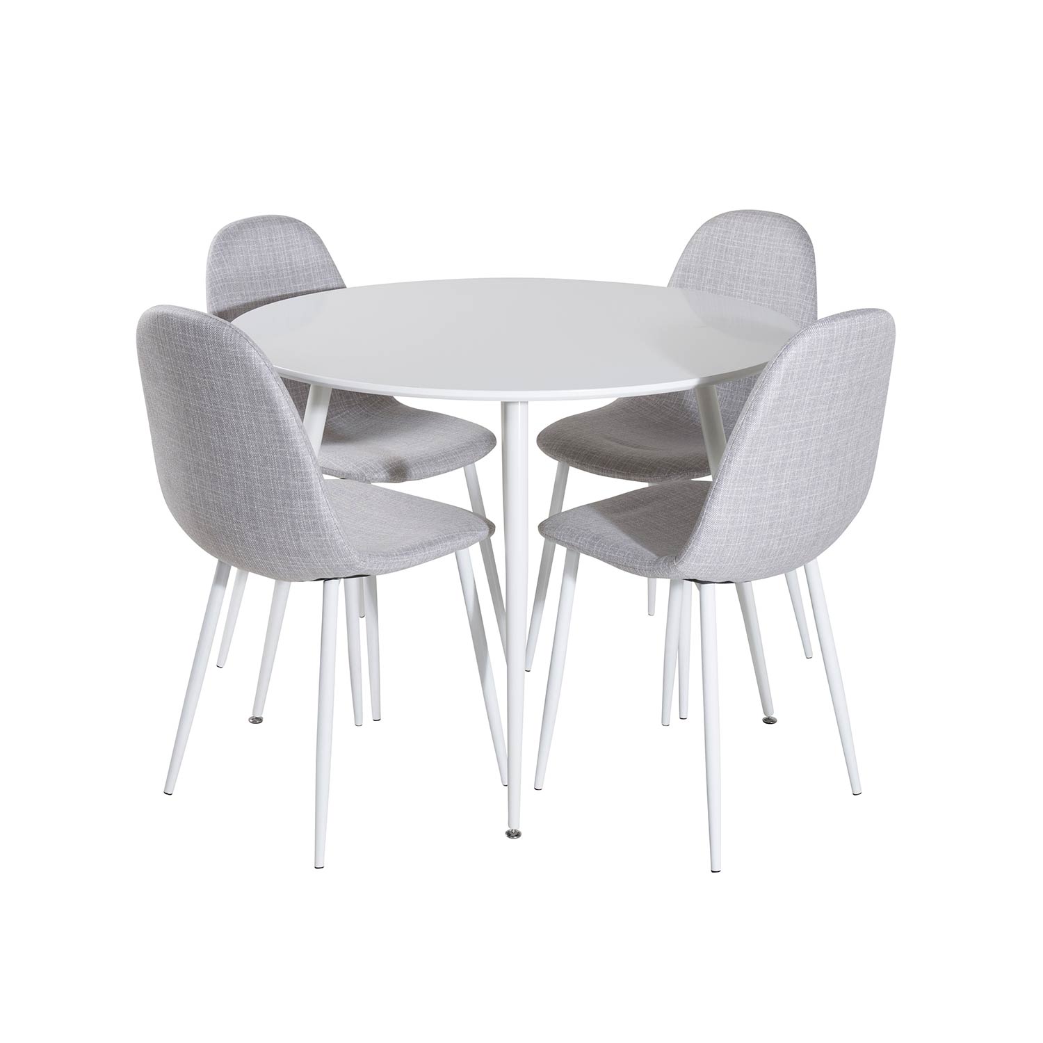 Matgrupp Venture Home Plake med 4 Pobbie Stolar Polyestertyg Runt