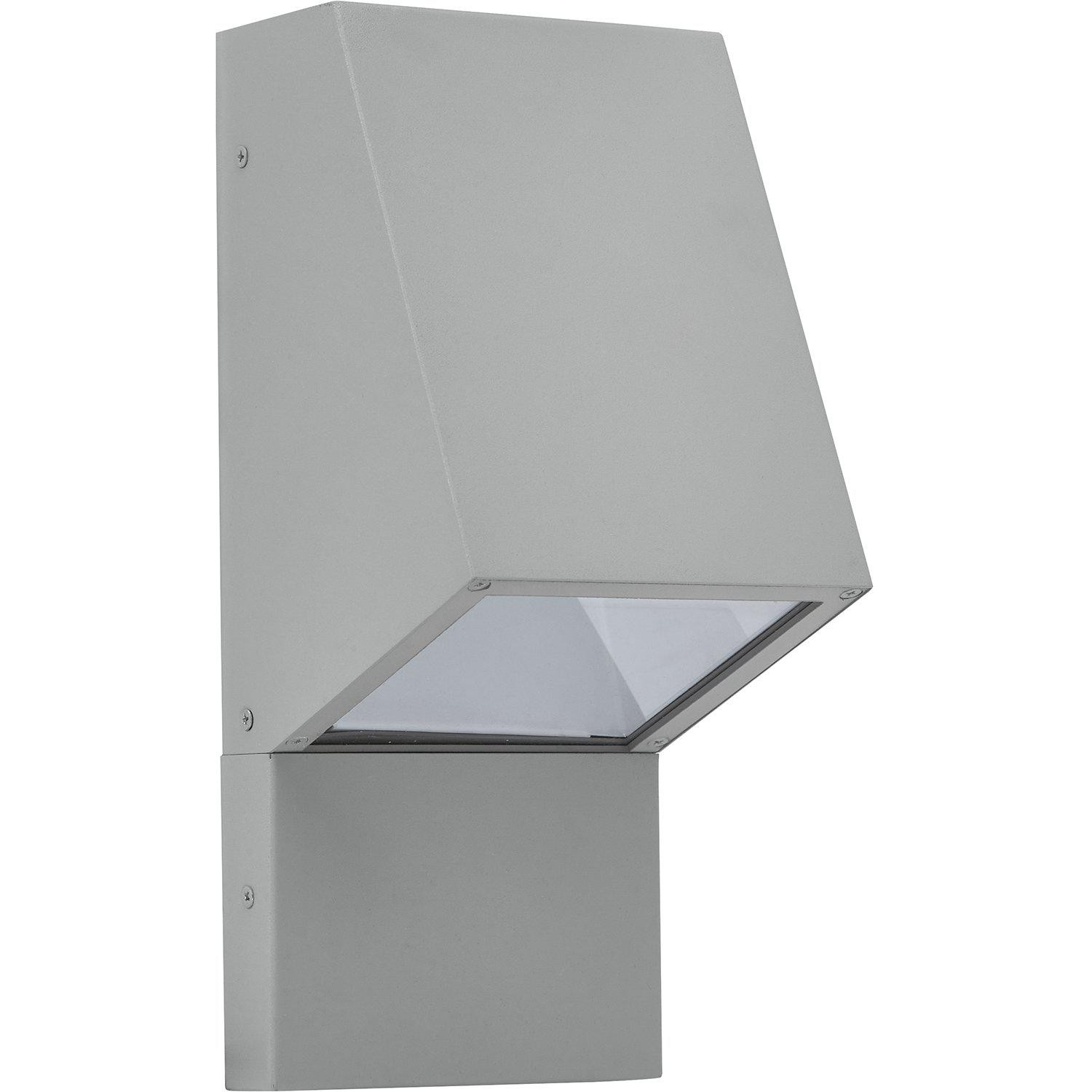 Luton fasadlampa 230V IP44 grå 32cm Grå