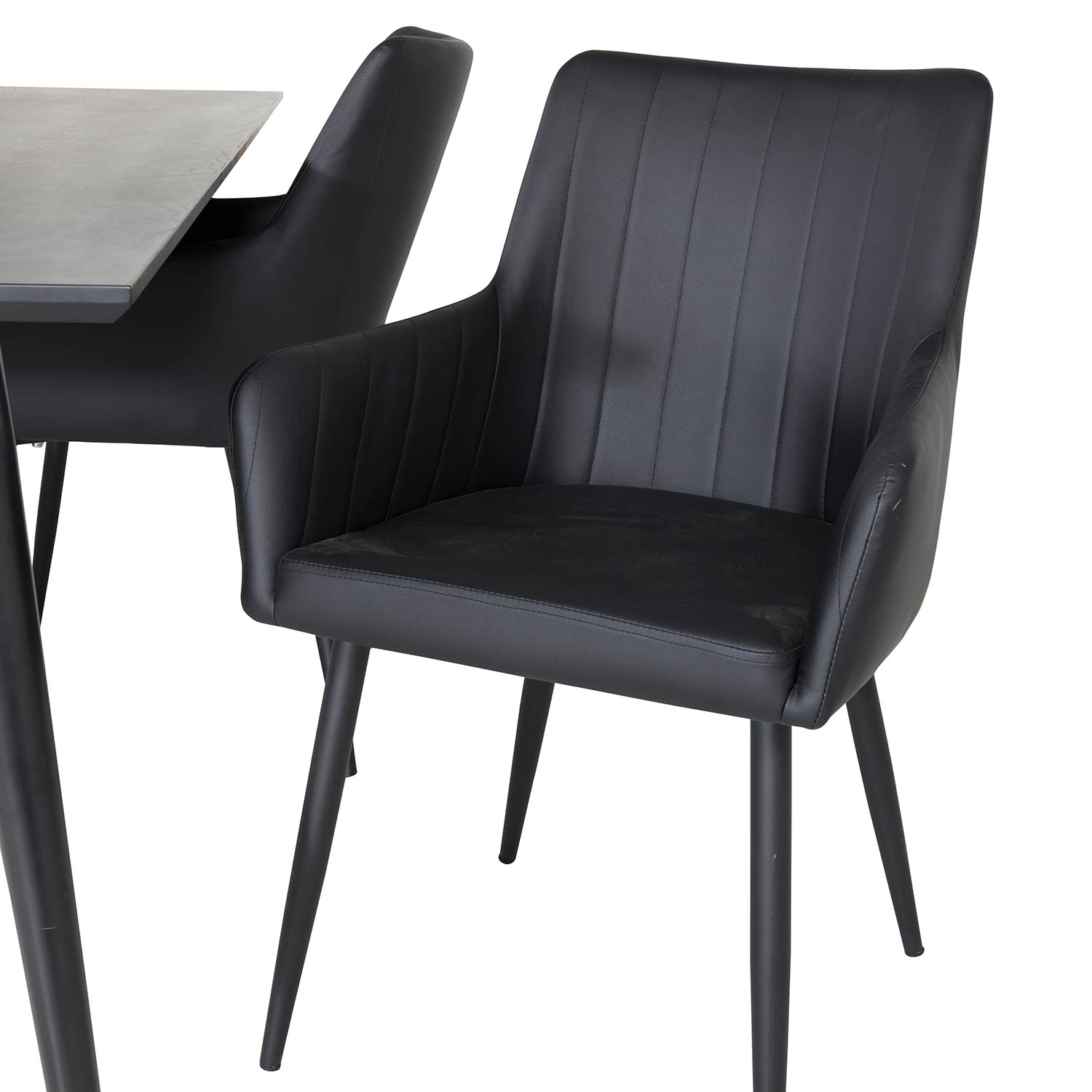 Matgrupp Venture Home Disa med 4 Corina Stolar Konstläder