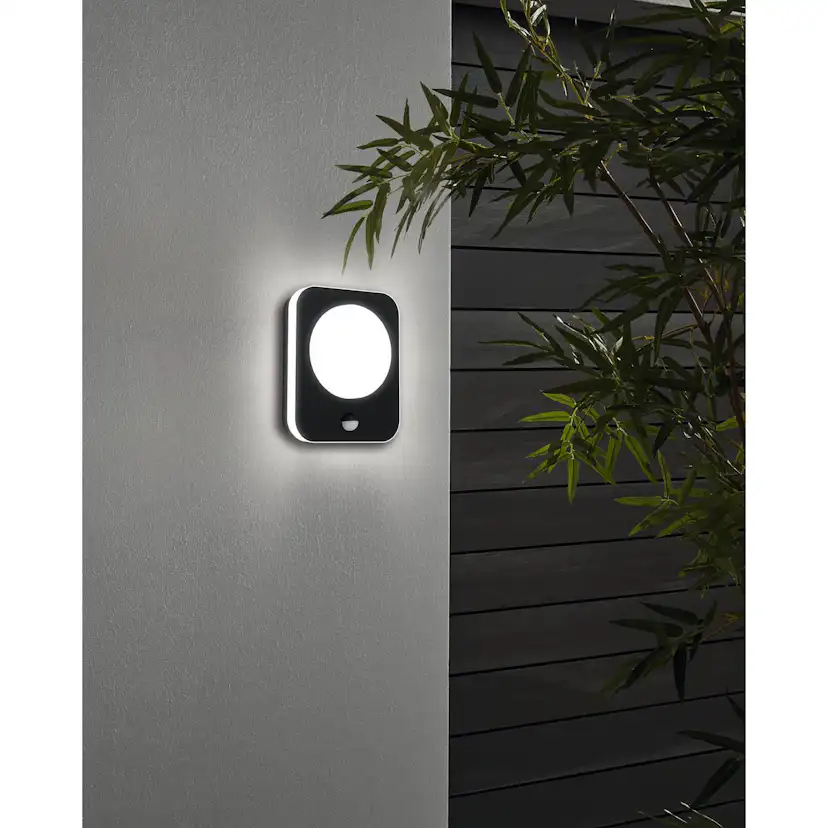 Vägglampa Utebelysning Eglo Madriz med Sensor