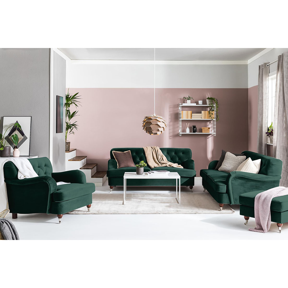 2-sitssoffa Scandinavian Choice Howard Riviera Sammet