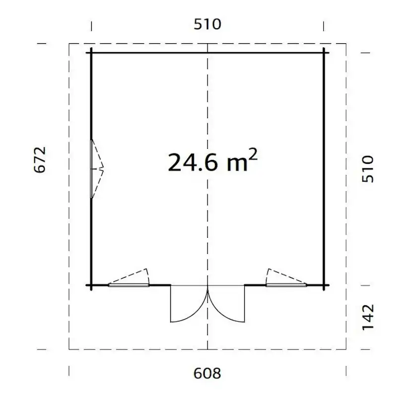 Stuga Palmako Helena 26 m2