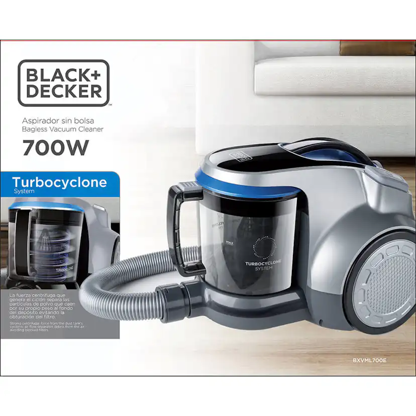 Dammsugare BLACK+DECKER Påslös