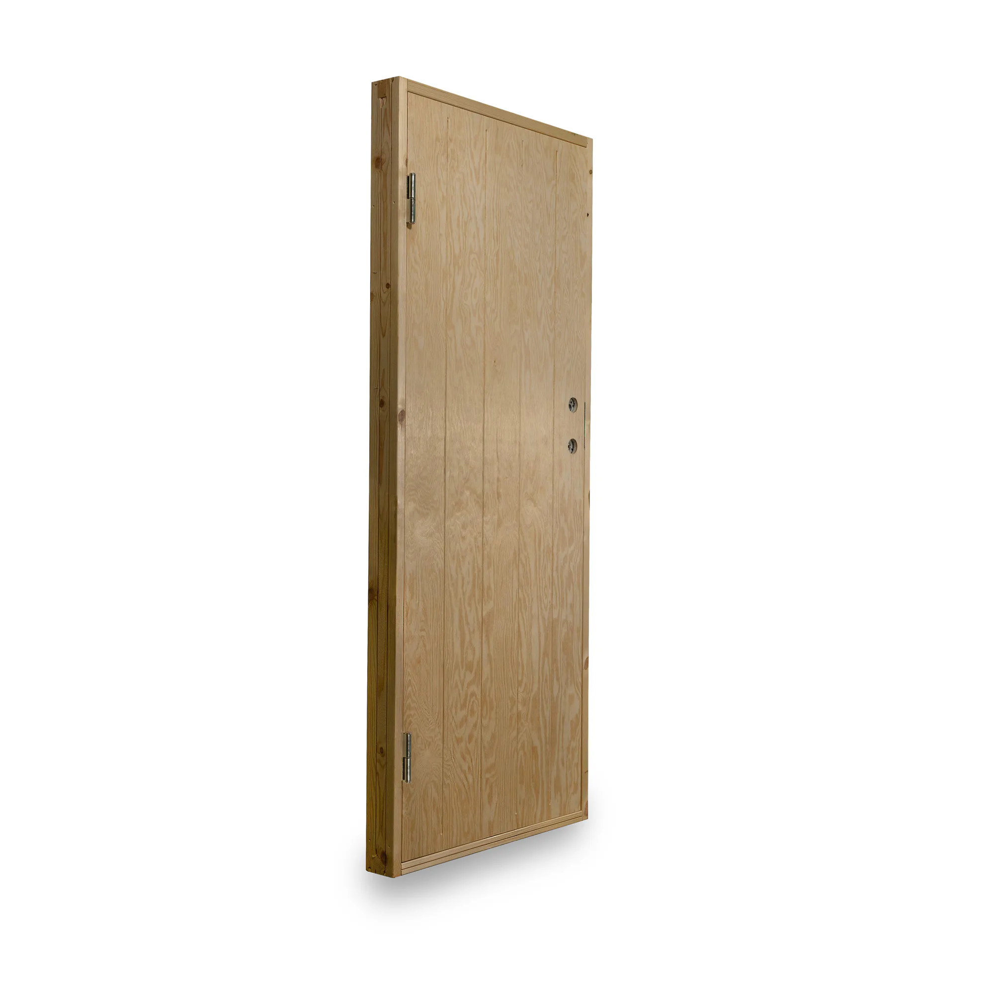 Dörr Jabo Ljusdal Kallförråd 78x188 cm Obehandlad Spårfräst Plywood