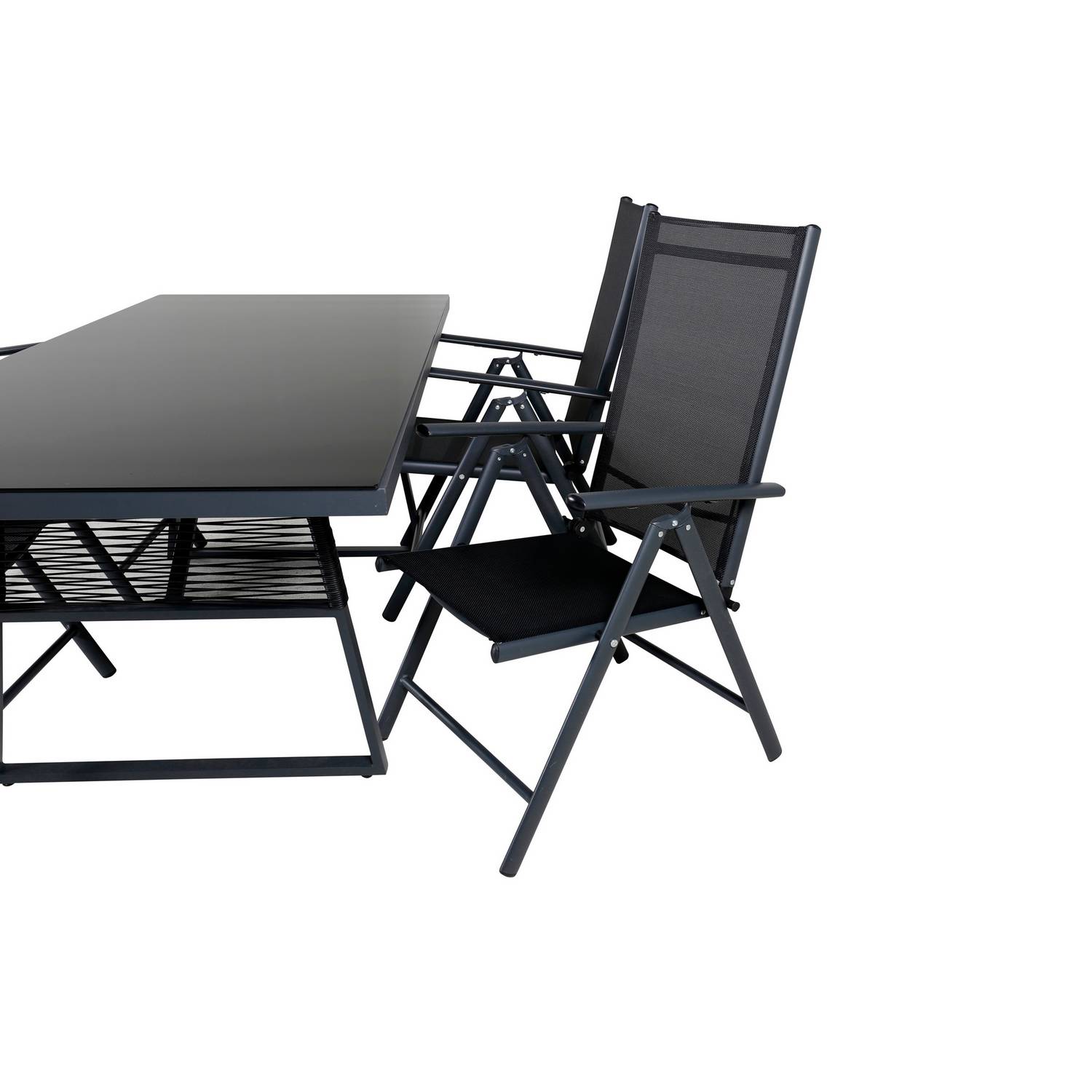 Matgrupp Venture Home Dallas Matgrupp Utomhus 193cm med 4 Break Positionsstolar