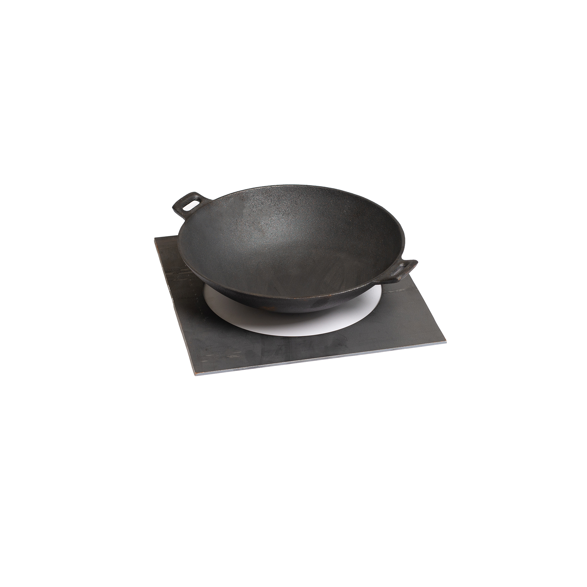 Wokpanna GrillSymbol Gjutjärnspanna 30 cm för Stekhäll & Gasolgrill