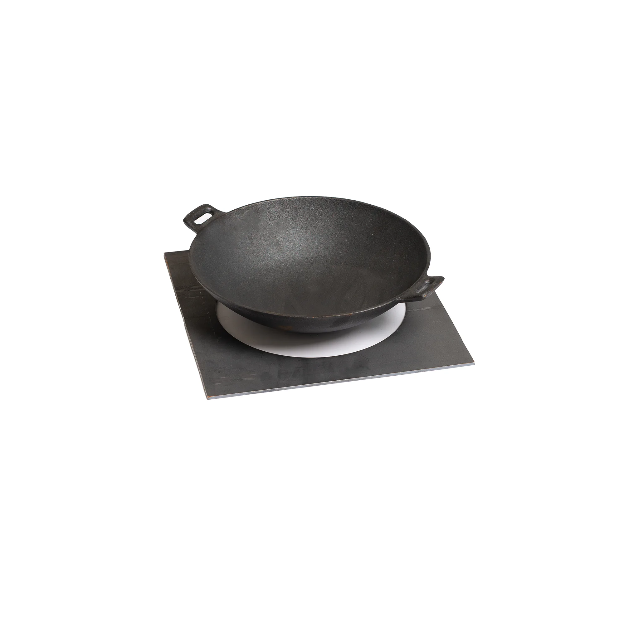 Wokpanna GrillSymbol Gjutjärnspanna 30 cm för Stekhäll & Gasolgrill