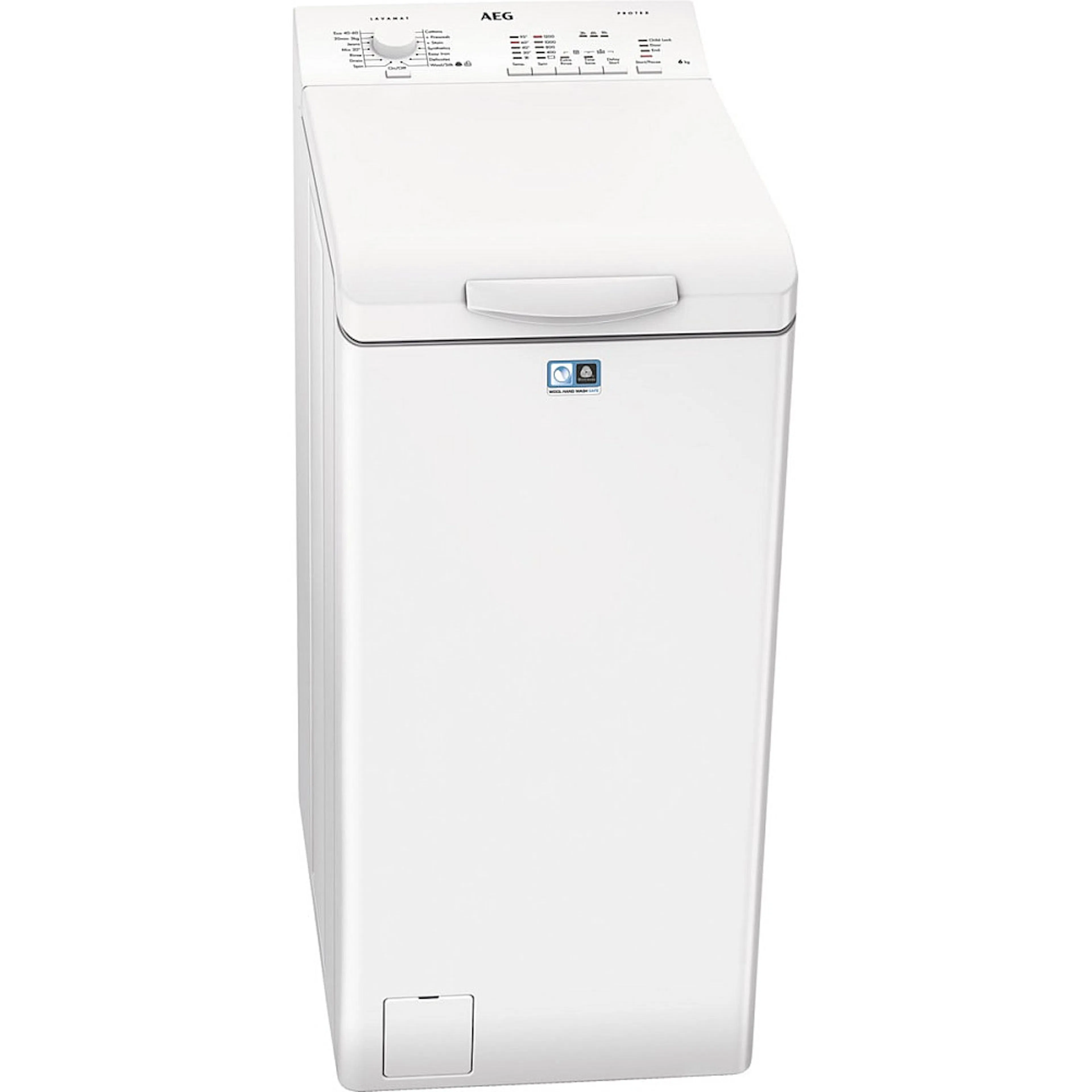 Toppmatad Tvättmaskin AEG L6TPO621N5 Kompakt med OptiSense
