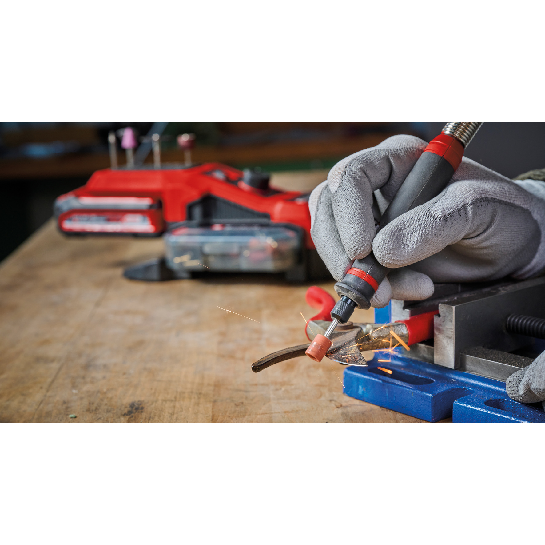 Slip- och Graveringsverktyg Einhell TE-MT 18/34 Li Solo Stationärt Sladdlöst utan Batteri