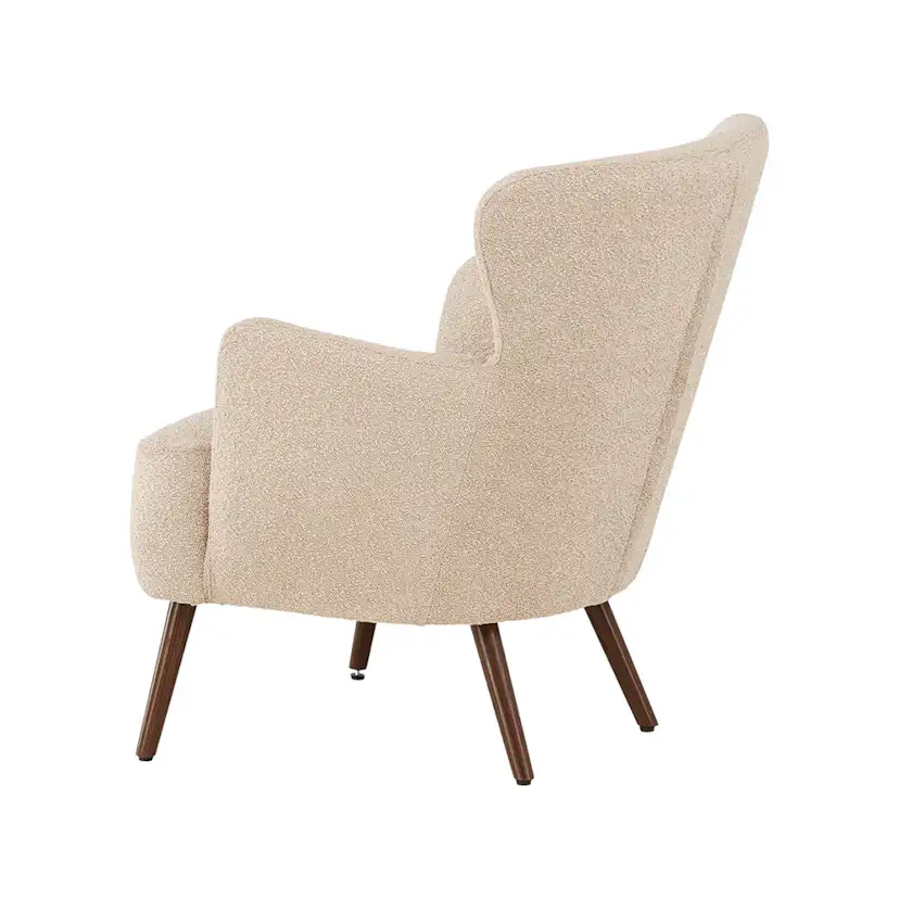 Fåtölj Venture Home Lincoln Boucletyg Beige