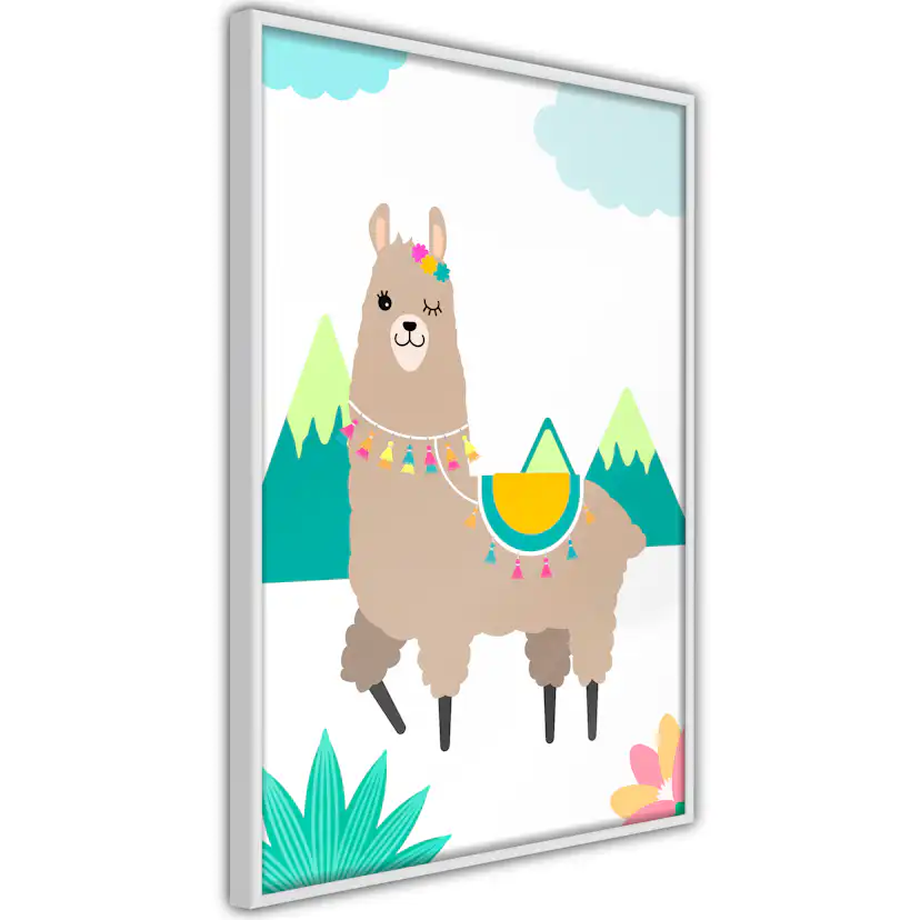 Poster Artgeist Affisch Unusual Lama