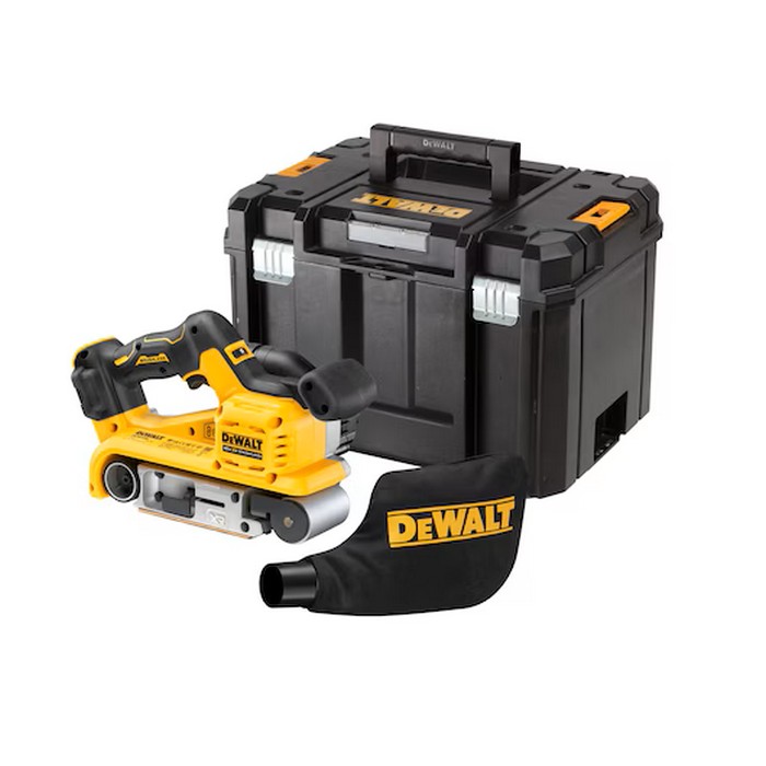 Bandslip DeWalt DCW220NT-XJ 18V 75mm XR Utan Batteri & Laddare