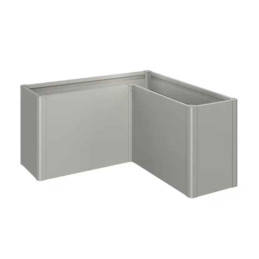 Planteringsbädd Belvedere MAXI storlek L150 metallic kvarts- Kvartsgrå