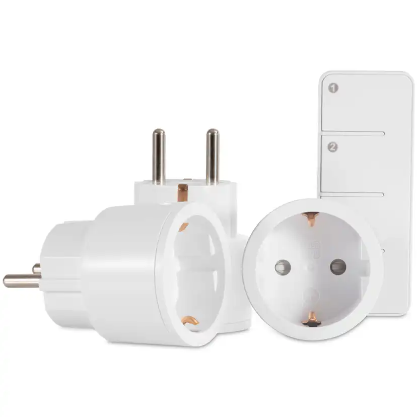 Smarta Mottagare Nexa MYCR-2/SET 3 x Miniplugin På/Av Set med Fjärrkontroll