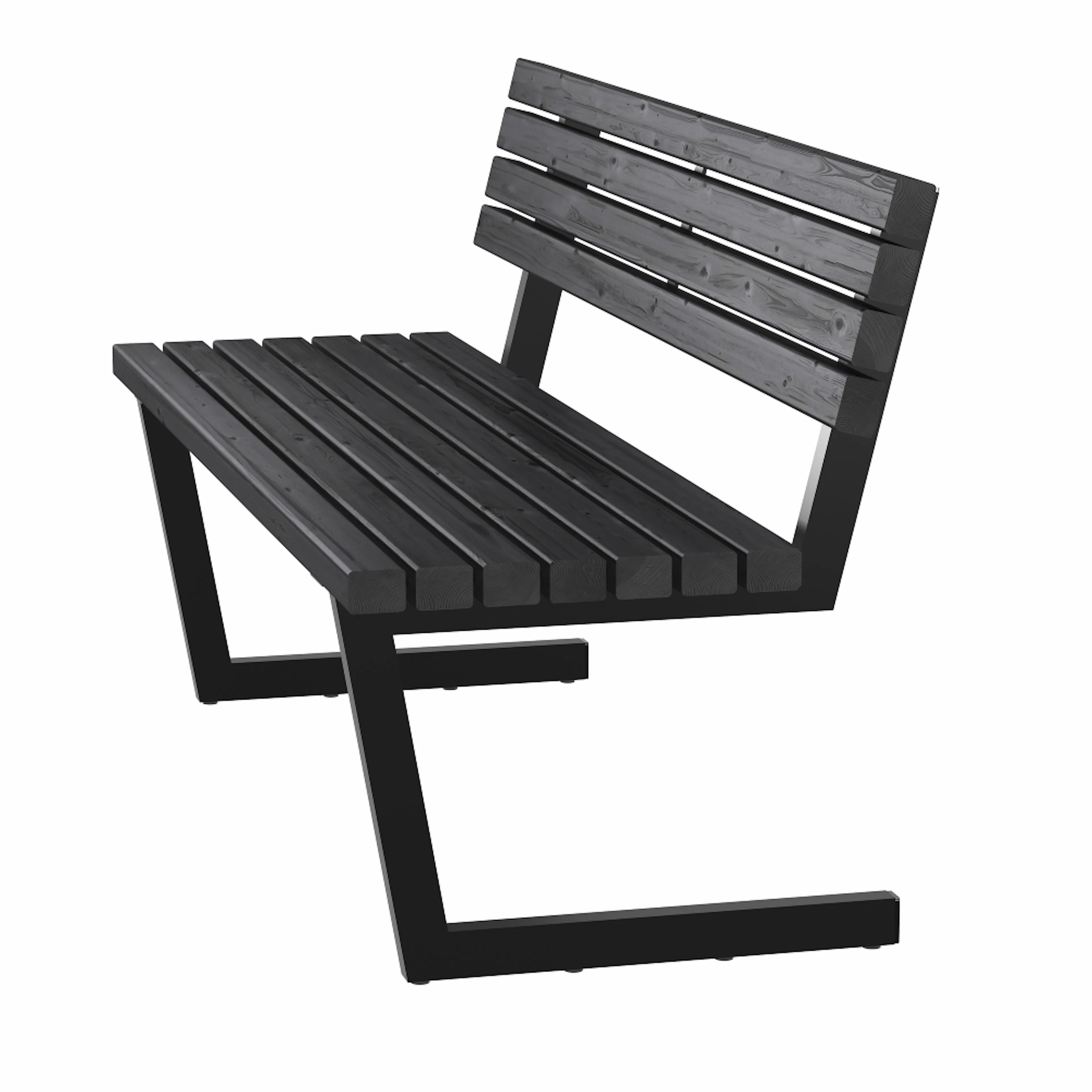 Bänk PLUS Relax 150 cm Svart
