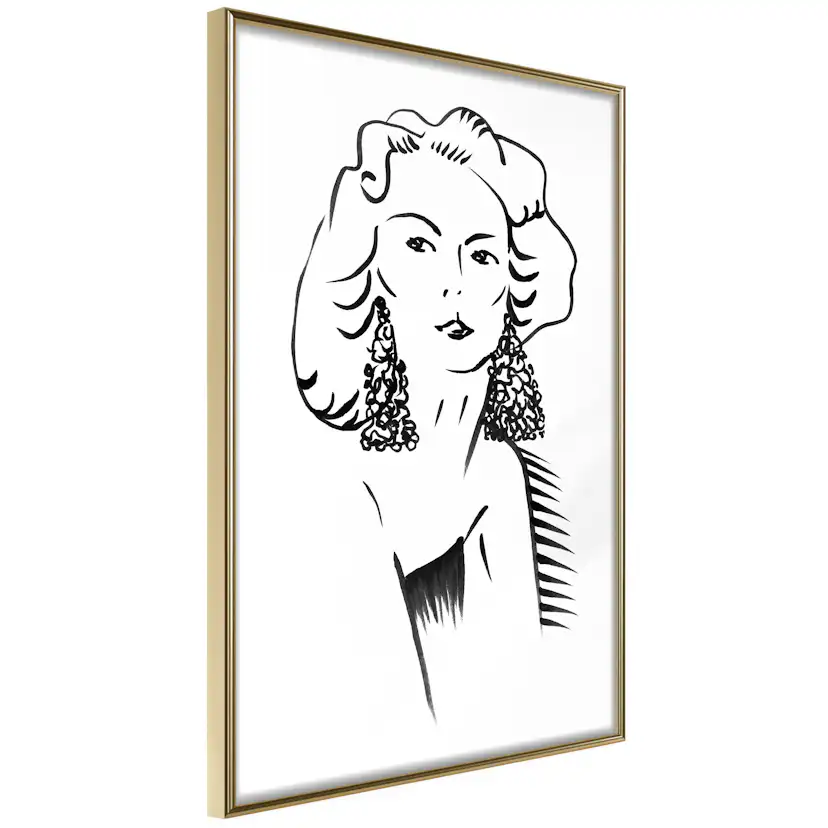 Poster Artgeist Affisch Romantic Blonde
