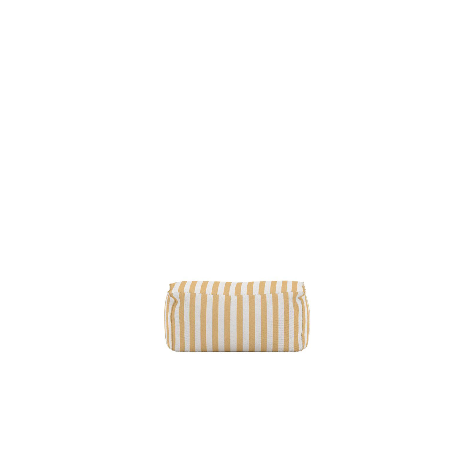 Redang Ottoman Fabric - White/ Yellow Striped / 75*40*33 Yellow