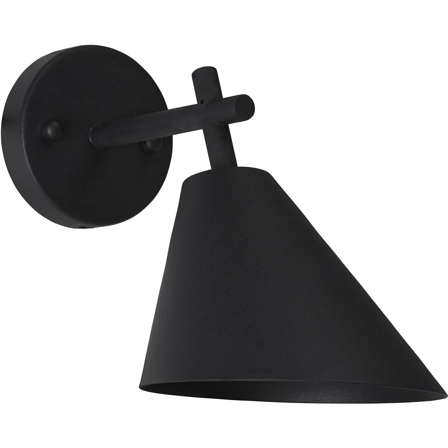 Nils fasadlampa 230V IP44 svart 33cm Svart