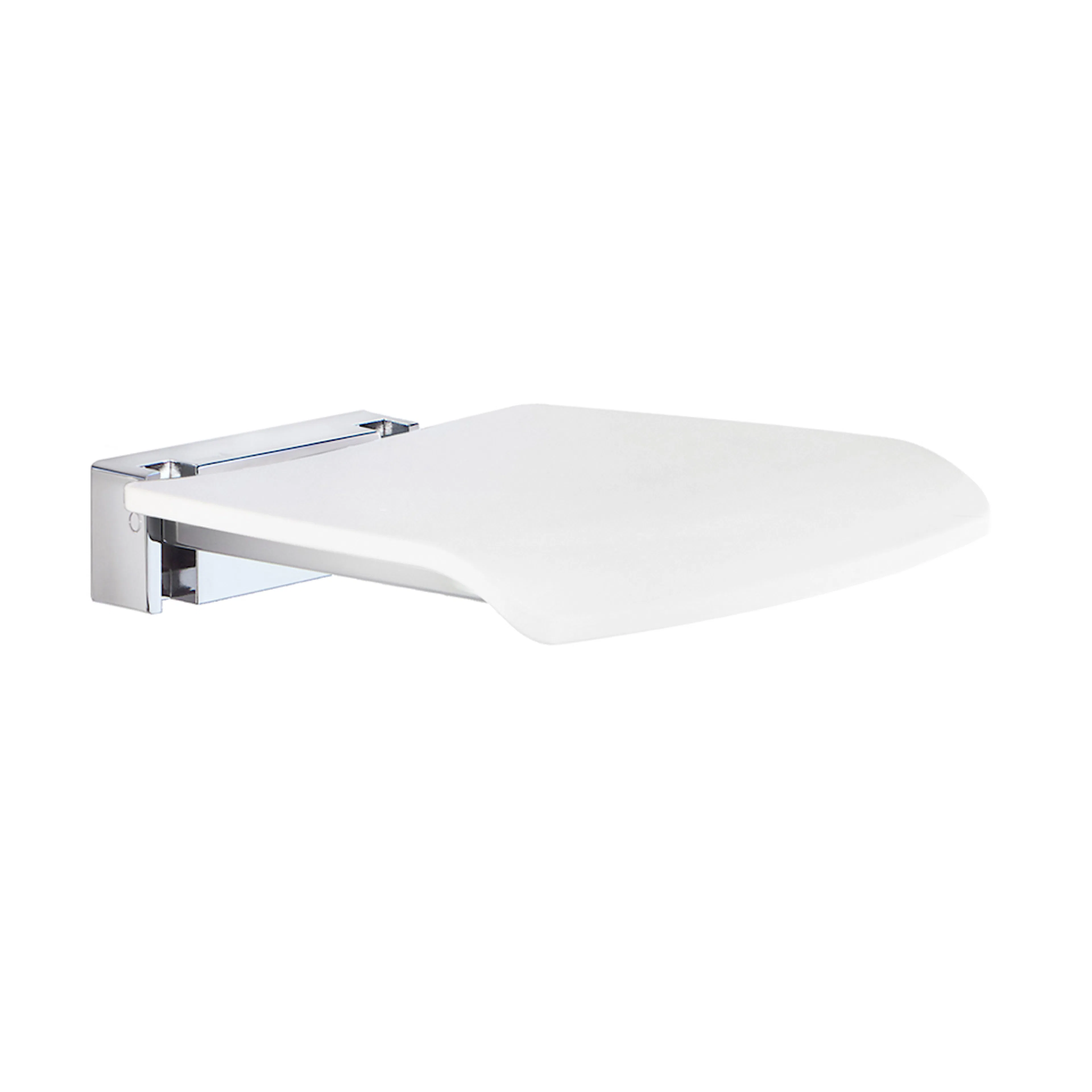 Duschsits Smedbo Living FK404 Krom med Vit Sits