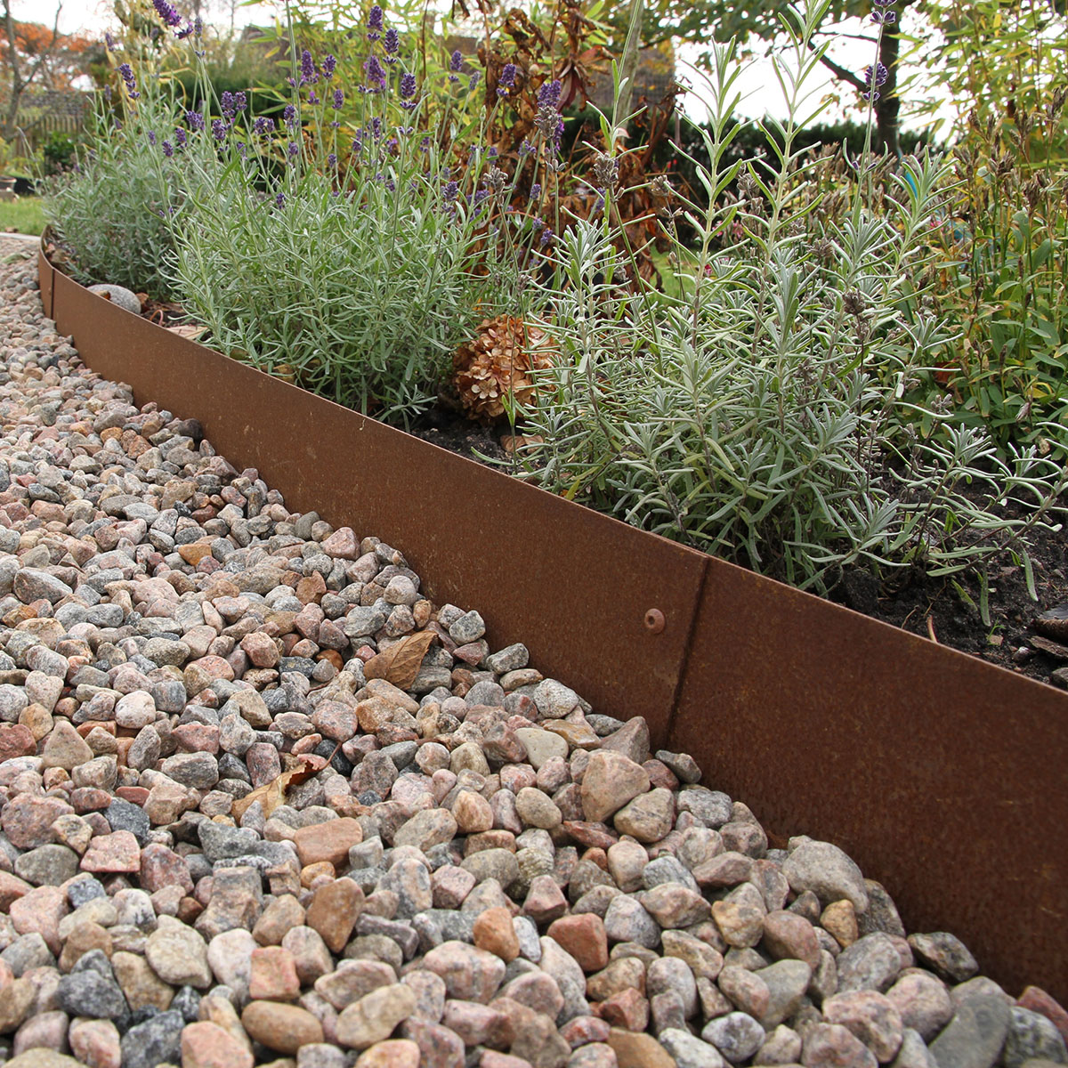 Planteringskant Flexigarden Corten 180 mm Rak