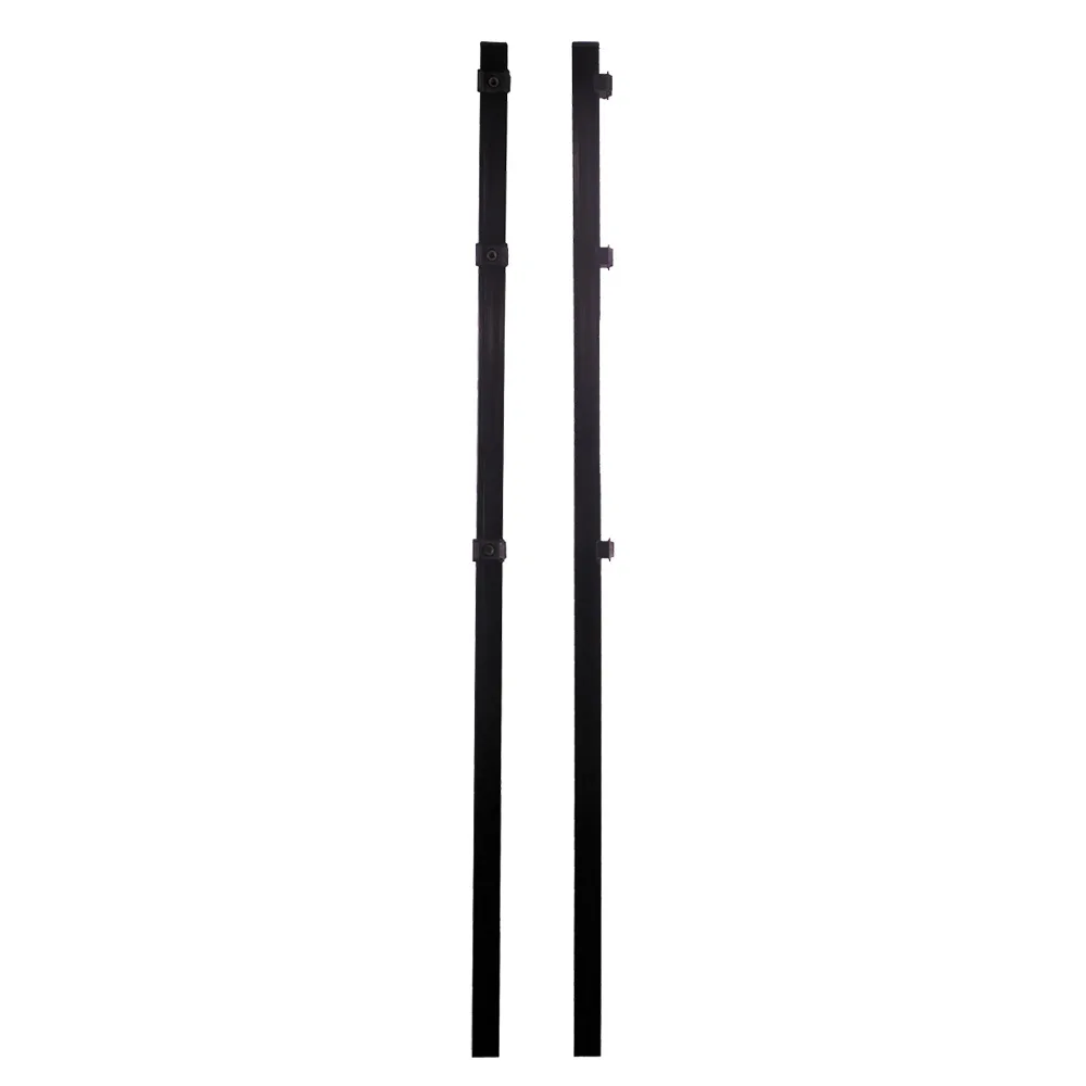 Stolpe NSH till Panelstängsel 40x40 mm Svart