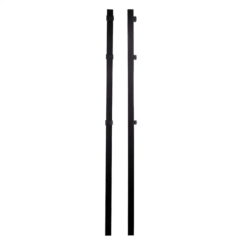 Stolpe NSH till Panelstängsel 40x40 mm Svart