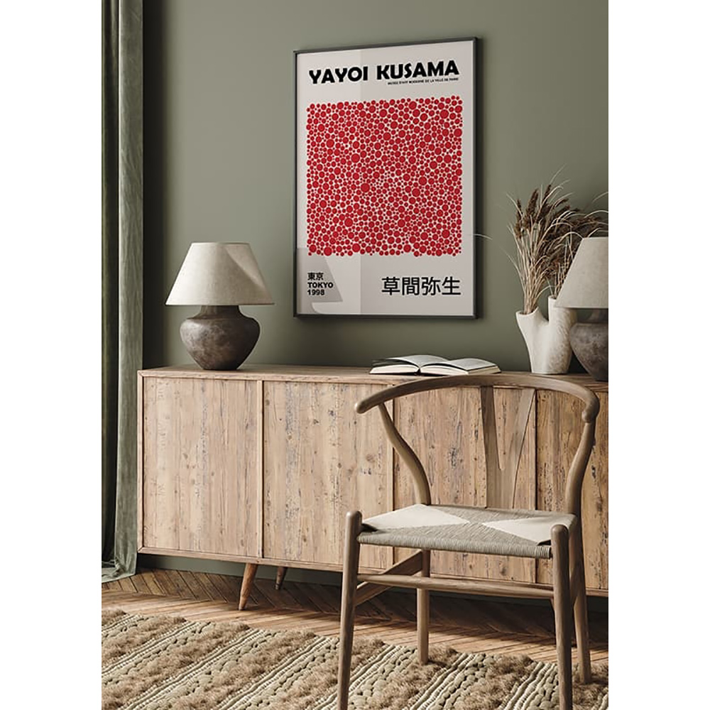 Poster Gallerix Red Dots Yayoi Kusama