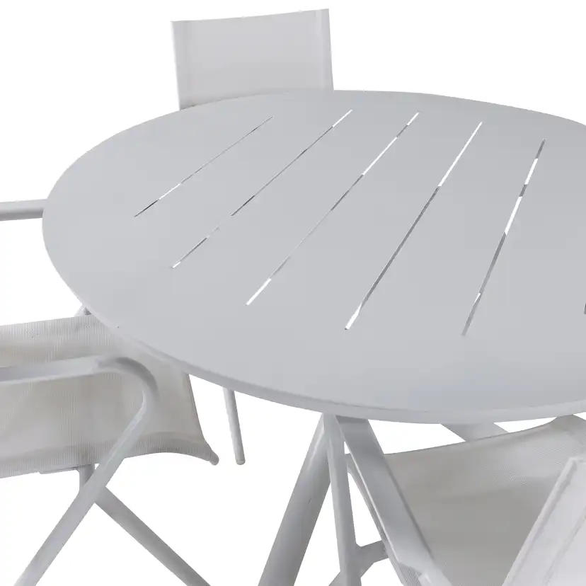Matgrupp Venture Home Ande med 4 Sally Matstolar